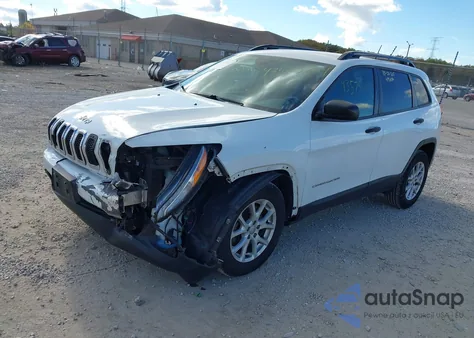 2017 Jeep Cherokee Sport 4X4 from USA, damaged, VIN 1C4PJMAS6HW622744